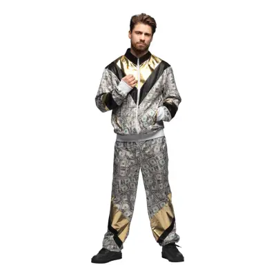 Dollar Dude Tracksuit Maskeraddräkt - Small
