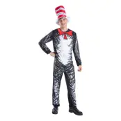 Dr Seuss™ Cat In The Hat Maskeraddräkt - Large