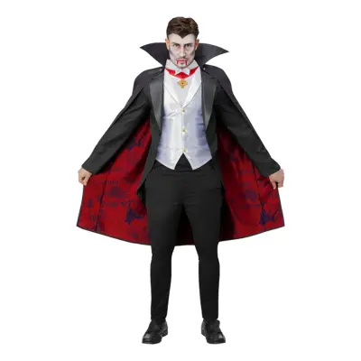 Dracula Klassisk Maskeraddräkt - Medium