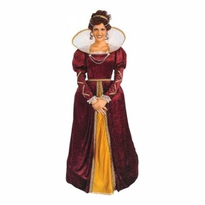 Drottning Elizabeth Maskeraddräkt - One size