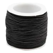 Elastiskt Band på Rulle Svart