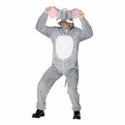 Elefant Maskeraddräkt - One size