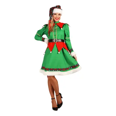 Elf Deluxe Dam Maskeraddräkt - Large