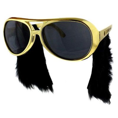 Elvis Glasögon med Polisonger