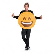 Emoji Smile Maskeraddräkt - Medium