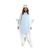 Enhörning Kigurumi Blå Maskeraddräkt - One size