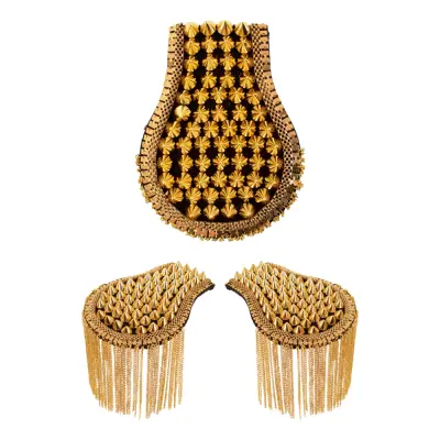 Epauletter Guld - One size