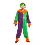 Evil Joker Clown Maskeraddräkt - X-Large
