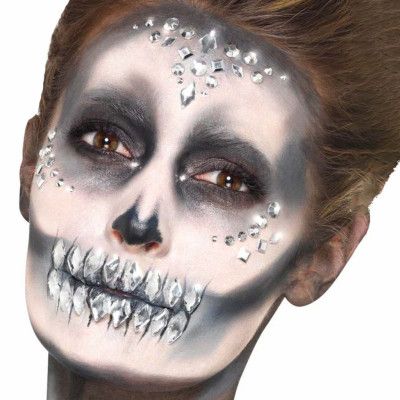 Face Jewels Dödskalle Silver