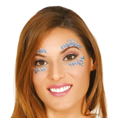 Face Jewels Silver Leana