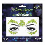 Face Jewels UV Neon Grön