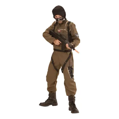 Fallskärmshoppare Barn Maskeraddräkt - Small