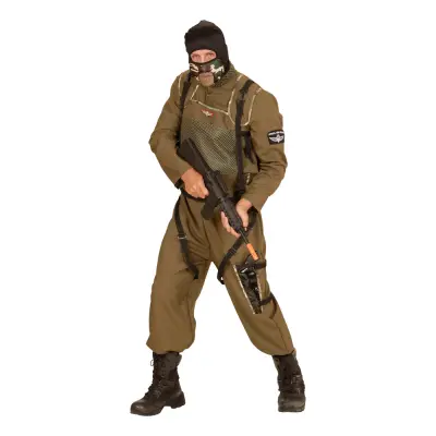 Fallskärmshoppare Soldat Maskeraddräkt - Small