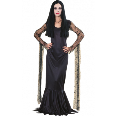 Familjen Adams Morticia Maskeraddräkt L