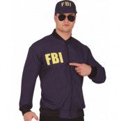 FBI Maskeraddräkt - Jacka och Keps