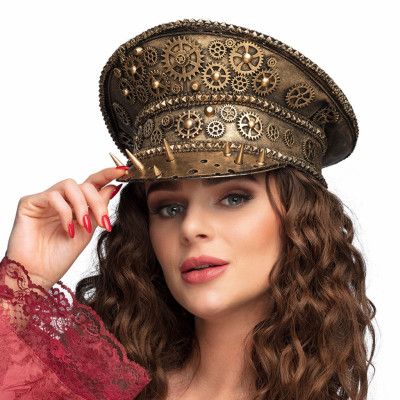 Paljettkeps Steampunk - One size