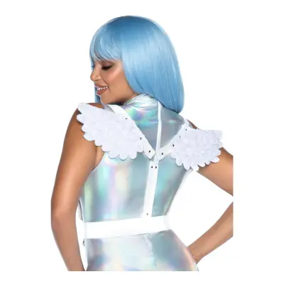 Fjädervingar Mini Vit - One size