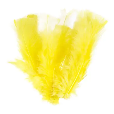 Fjädrar Gula - 5-pack