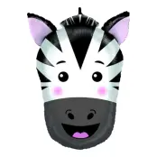 Folieballong Glad Zebra