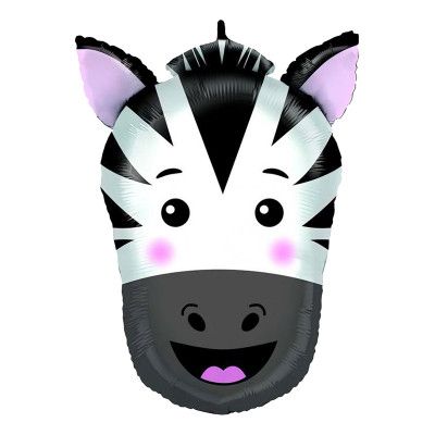 Folieballong Glad Zebra