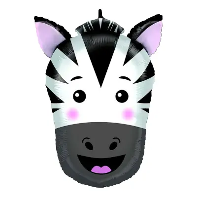 Folieballong Glad Zebra