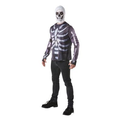 Fortnite Skull Trooper Budget Maskeraddräkt - Large