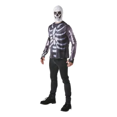 Fortnite Skull Trooper Budget Maskeraddräkt - Medium