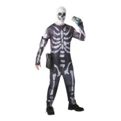 Fortnite Skull Trooper Maskeraddräkt - Large