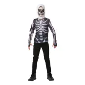 Fortnite Skull Trooper Teen Budget Maskeraddräkt - Large
