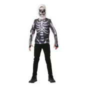 Fortnite Skull Trooper Teen Budget Maskeraddräkt - Small