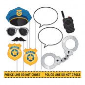 Fotoprops Police Party - 10-pack