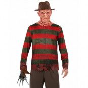 Freddy Krueger Kostymset - Licensierat A Nightmare On Elm Street Kostym