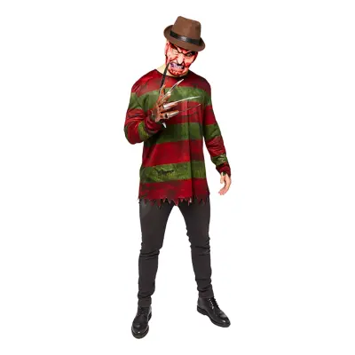 Freddy Krueger Maskeraddräkt - Medium