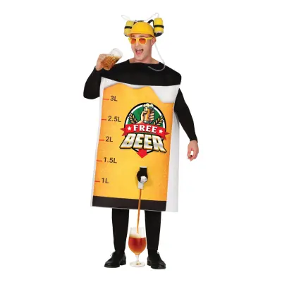 Free Beer Maskeraddräkt - One size