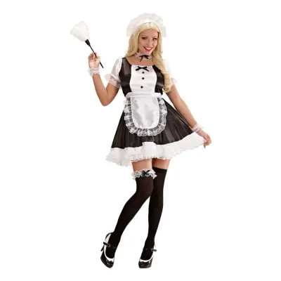 French Maid Maskeraddräkt - X-Large