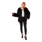 Pälsjacka Svart - Small