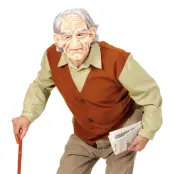 Gammal Man Maskeraddräkt - X-Large