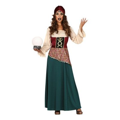 Gammaldags Spådam Maskeraddräkt - Medium
