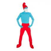 Gammelsmurfen Maskeraddräkt - Large