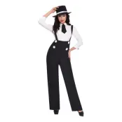 Gangster Tjej Maskeraddräkt - Medium/Large