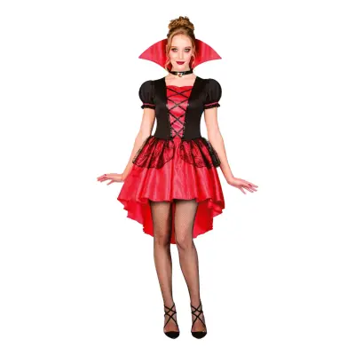 Glamorös Vampyra Maskeraddräkt - X-Small