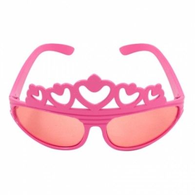 Glasögon Rosa med Tiara