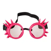 Glasögon Steampunk med Nitar Rosa