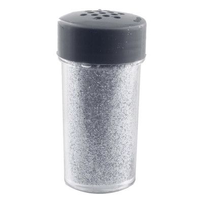Glitter i Burk Silver - 16 gram