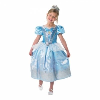 Glittrig Askungen Barn Maskeraddräkt