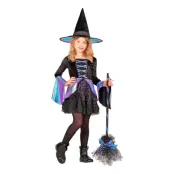 Glittrig Häxa Barn Maskeraddräkt - Medium