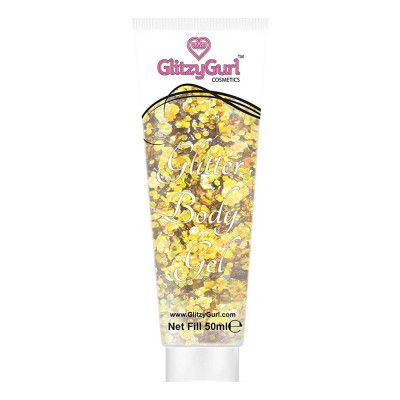 GlitzyGurl Glitter Kroppsgel 50 ml - Golden Gurl