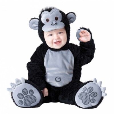 Gorilla Bebis Maskeraddräkt