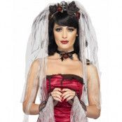 Gotisk Brud Kostymset 3 Delar
