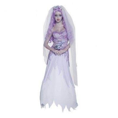 Gotisk Spökbrud Maskeraddräkt - Small